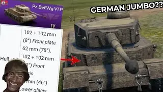 The Tiger Jumbo Pz.Bef.Wg.VI P In War Thunder Mobile