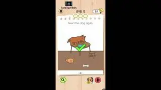 Brain Test 5 Level 12 Walkthrough Solution