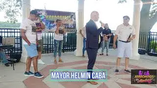 Perth Amboy Mayor Helmin Caba speech at our performance in Bayview Park. #karaokerosdeamboy