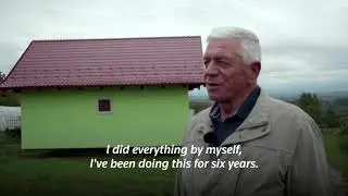 Man in Bosnia builds a rotating house