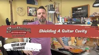 Shielding an Electric Guitar Cavity.