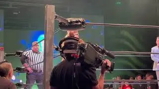 NZO shoots on Dwayne Johnson (Black Adam, The Rock) on MLW Fusion *RARE PROMO* Dallas TX April 2022