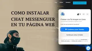 COMO INSTALAR CHAT MESSENGER A MI PAGINA WEB HECHA EN WORDPRESS O CODIGO DESDE CERO