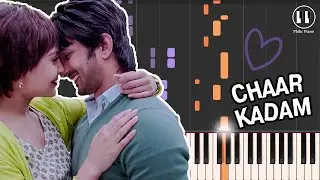 Char Kadam - PK (2014) - EASY Piano Tutorial