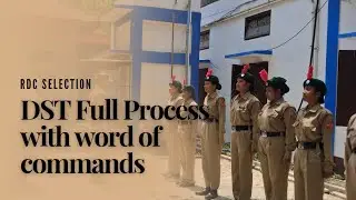 DST Full Process with word of commands ( NCC SW Cadets )