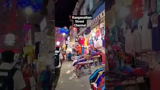 Ranganathan Street,Chennai |Best market for shopping at cheapest prices... #chennai #streetshopping