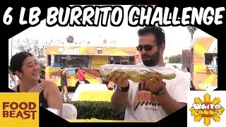 6 lb White Rabbit Burrito Challenge from Man v Food | Freak Eating w/ FoodBeast