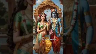 Why did Krishna marry Rukmini but not Radha? #shorts #hinduwisdom #krishna #religion