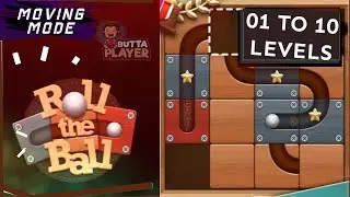 Roll The Ball - Slide Puzzle - Moving Mode - 01 To 10 Levels