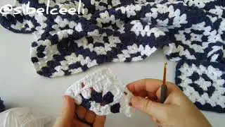 Bebek Battaniyesi Hanım Dilendi Modelinden 💗 #grannysquare#crochetblanket