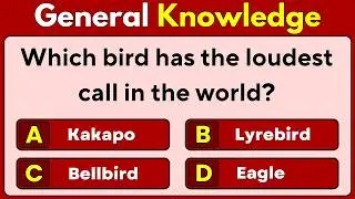 General Knowledge Quiz | 40 Brain-Boosting GK Questions | Test Your Knowledge Today!