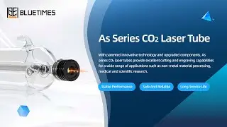 Introducing a highly acclaimed laser core component - AS series laser tube#bluetimes #laser