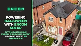 How Bangor Homeowner Is Powering Their Halloween Display with Encom Solar