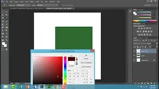 How to make Pakistan flag in Photoshop cc | Easy and Simple method.