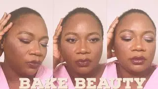 GRWM: NEUTRAL EYES AND BURGUNDY LIPS | Bake Beauty