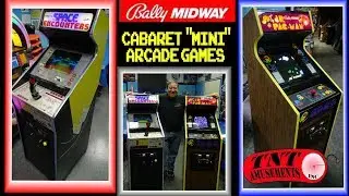 #1216 Bally SPACE ENCOUNTERS & Jr PACMAN Cabaret Mini Arcade Video Games- TNT Amusements
