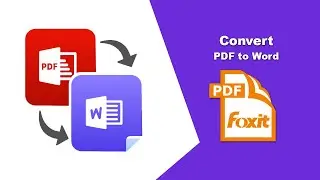 How to Convert a PDF to Word Without Comments or Markup in Foxit PDF Editor