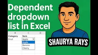 Excel Dropdown Lists Part 2: Master Dependent (Cascading) Dropdowns (The EASY Way!)