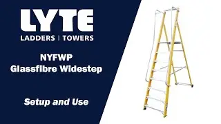 NYFWP Glassfibre Widestep From Lyte Ladders & Towers