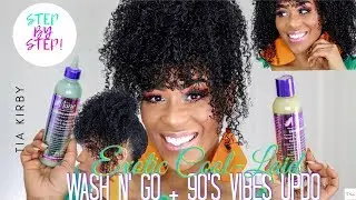 Wash n' Go + 90's Inspired Natural Hair | The Maine Choice Cool-Aid Collection | Tia Kirby