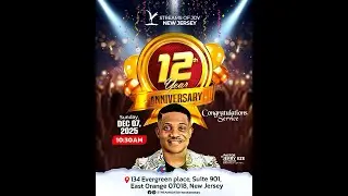 CONGRATULATIONS SERVICE || 12TH YEAR ANNIVERSARY || SUNDAY SERVICE || DECEMBER 7TH 2025