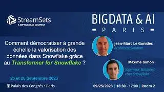 Transformer for Snowflake - Bigdata Paris 2023