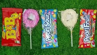 Satisfying Video ASMR, Lollipops Candy,Pearl Fruit,Sour Opening Colorful Circle Chupa Chups Unboxing