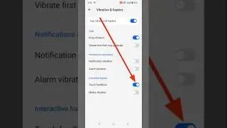 How To Turn Off vibration Touchpade In Realme #shorts#youtubeshorts #viral#mobile#shortvideo