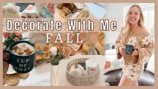 AUTUMN DECORATE WITH ME 2022🍂Neutral Fall Decorate With Me | Coastal Fall Decor