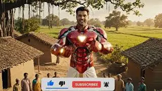 गाँव का हिरो अपना ironman भाई 🤖 #marvel #ironman #भाई #desi 