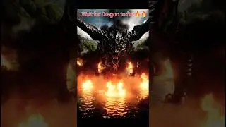 The Dragon King Has Arrived 🐉🔥 #shorts #fantasy#trending #viral#EpicFantasy #CGI #VFX #DragonArt