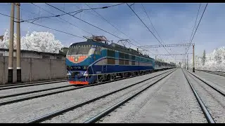 С Новым 2026-м Годом!!! ЧС6-028 с Поездом Деда Мороза!