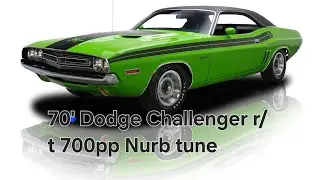 Gran Turismo 7 700pp 70' Dodge Challenger Nurb tune