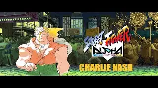 STREET FIGHTER ALPHA charlie nash gameplay (sub español)