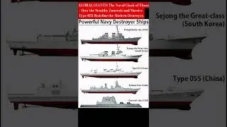 ​#NavalPower 🌊 #Destroyer 🚢 #Type055 #Zumwalt #GlobalNavy