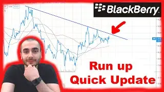 Run up, quick update for BlackBerry Stock Update (BB DD) Analysis/ Stock Trading/ Investing/ Finance
