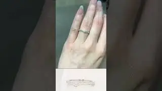 A Diamond Duo; Chevron Ring & Twist Solitaire