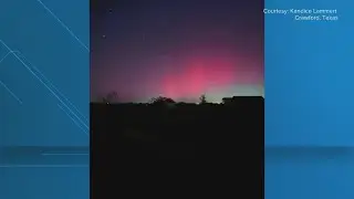 Northern Lights Light Up Central Texas Sky: Viewer photos from across the region | Aurora Borealis