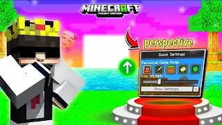 F5 PERSPECTIVE MOD FOR MINECRAFT || HOW TO GET A F5 MOD IN POCKET EDITION😱