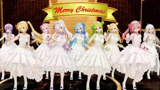 【MMD】🎄Mariah Carey - All I Want for Christmas Is You💖【9 Vocaloids】[4K]
