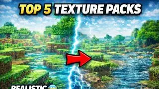 Top 5 Minecraft Texture Packs 😱 | Game Bilkul Realistic!