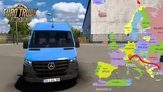 Istanbul to Venice Road Trip 🇹🇷→🇮🇹 | Mercedes Sprinter | ETS2