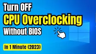 How to Turn off CPU Overclocking in 1 Minute (Without BIOS) 2024
