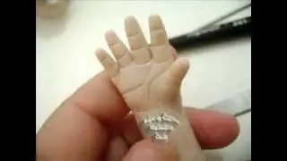 how to make a baby hands in polymer clay Márcia Castro. Pap biscuit