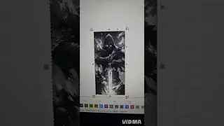 Laser engraving a painted ceramic tile