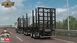 [ETS2 v1.57] Metalesp Log Bi-Train Trailer XForce 2025