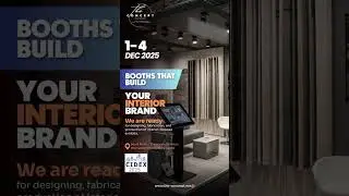 🎯 Booths That Build Your Interior Brand #saudiarabia #dammam #CIDEX2025#eventplanner