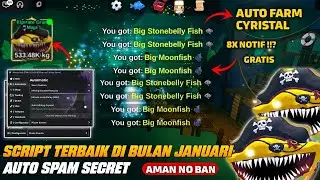 SCRIPT FISH IT GRATIS TERBAIK  2026 !! AUTO FARM CRYSTAL, 11X SPEED FISHING ( NO BAN ),  AUTO SECRET