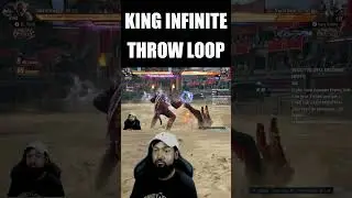 King THROW INFINITE Combo!  #lilmajin #tekken8 #tekken