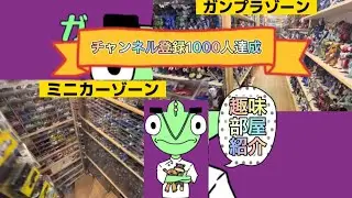 【1000人達成】趣味部屋紹介。ミニカーとガンプラ＋その他を見せちゃうよ。ガチのコレクター部屋必見。かなり、長い動画のためスキップや早送りして観てね